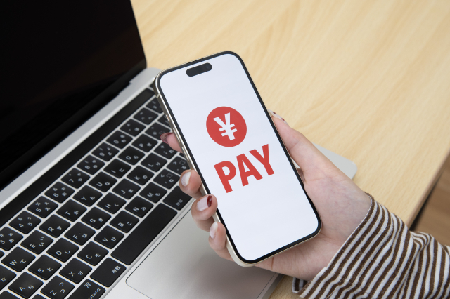 PAYのマークのスマホ