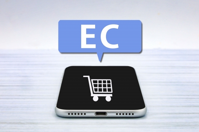 スマホとECの文字