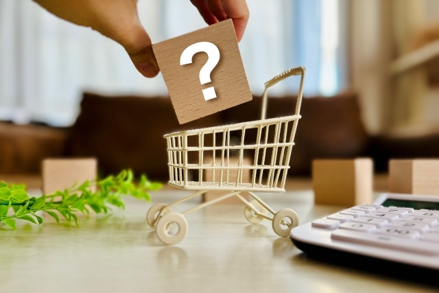 カートにブロックを入れる様子